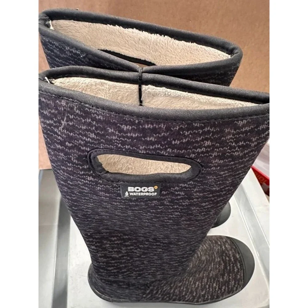 BOGS Waterproof Mid Calf Rain Boots, Summit Knit